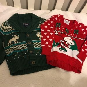 Peanuts Shirts & Tops - Holiday / Christmas toddler sweaters Peanuts Shirts & Tops - Holiday / Christmas toddler sweaters